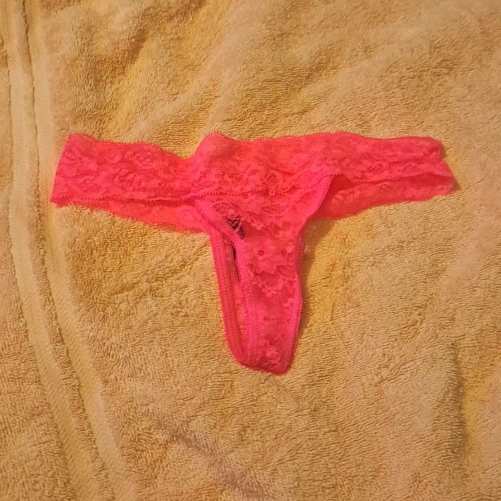 Pink yandy thong